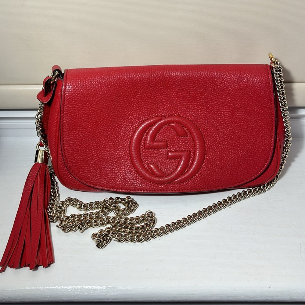 Gucci EUC - Red Crossbody - Authentic Verified. PRICE FIRM